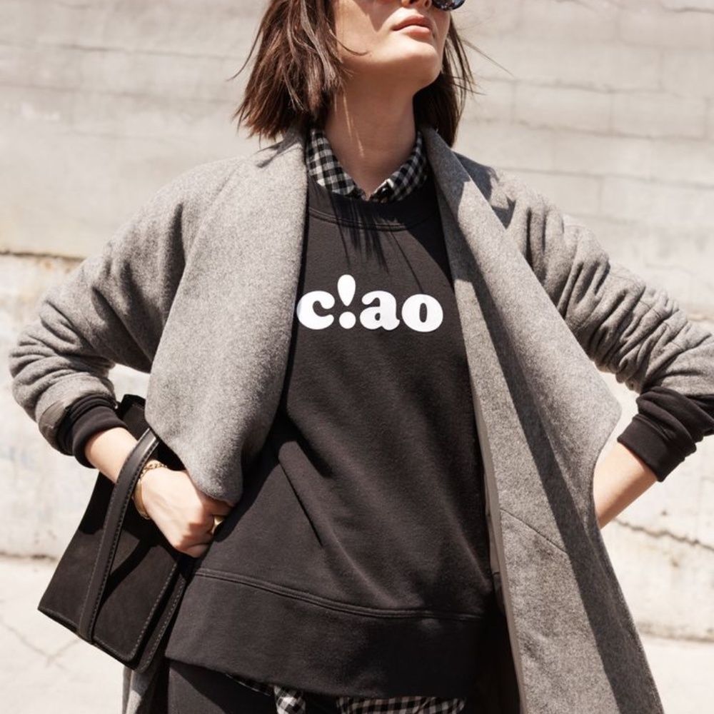Madewell Ciao Sweatshirt Womens XS